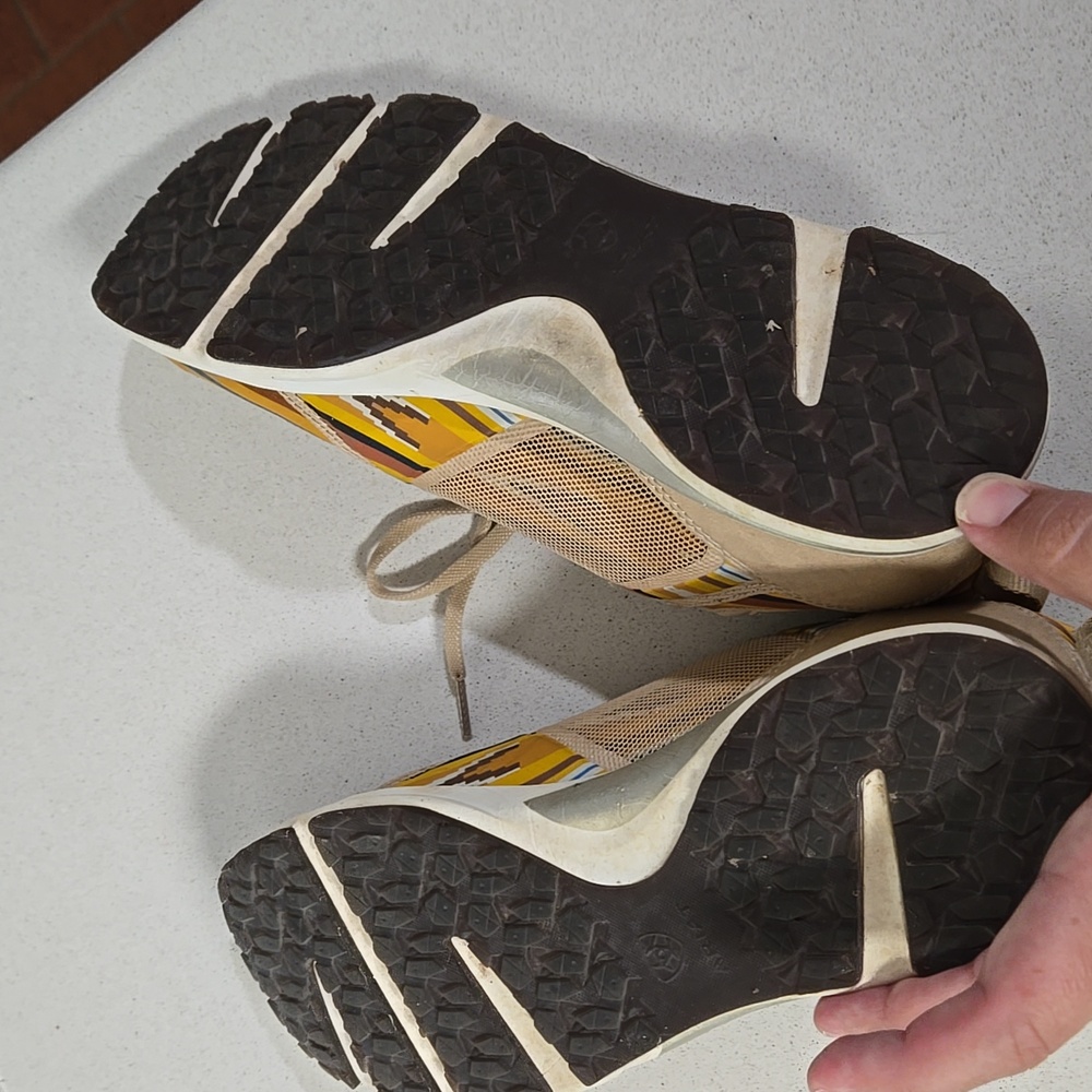 Ariat Fuse Navajo Mustard Sneakers - Picture 5 of 8